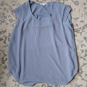 DR2 Dotted Cap Sleeved Blouse